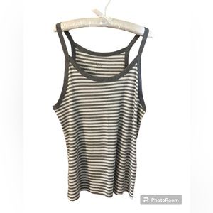 - A New Day Gray Stripe Tank Top Women’s 2X New With Tag